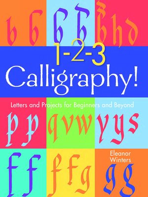 cover image of 1-2-3 Calligraphy!